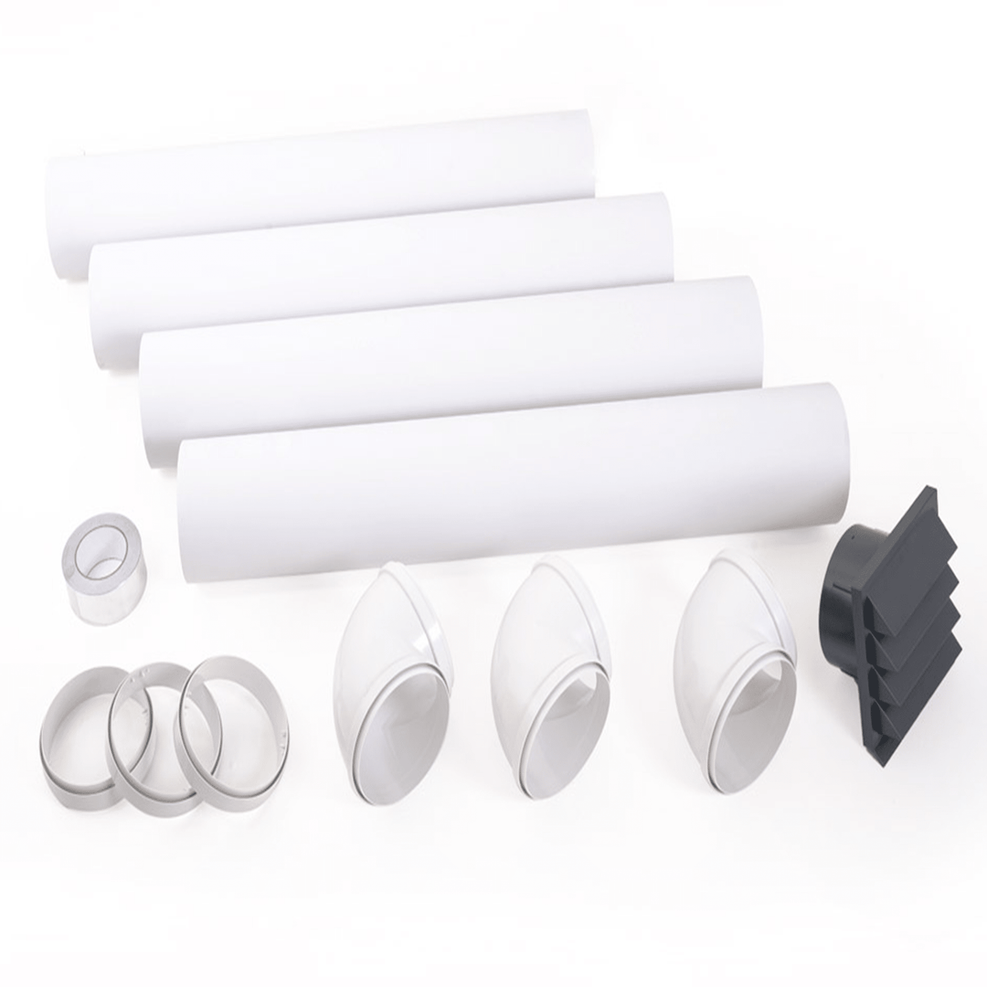 100mm 4" Ducting & Components - Luxair Cooker Hoods Limited