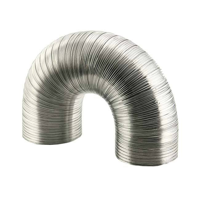 125mm (5") Aluminium Semi Rigid Hose 3 Metres