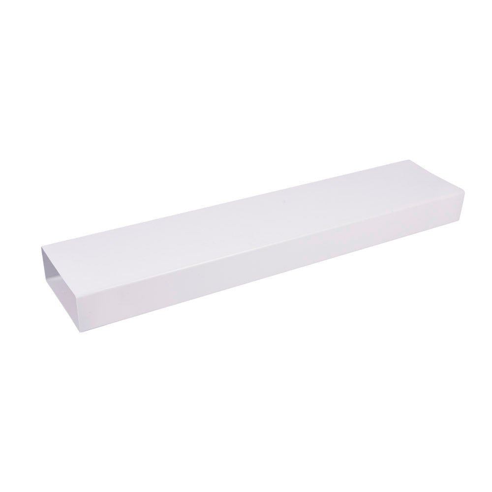 100mm x 60mm Flat Tube Ducting Pipe 1 Metre - Luxair Cooker Hoods Limited