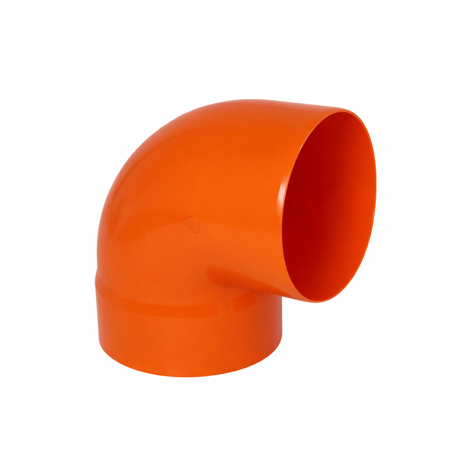 200mm (8") 90° Round Ducting Elbow - Luxair Cooker Hoods Limited