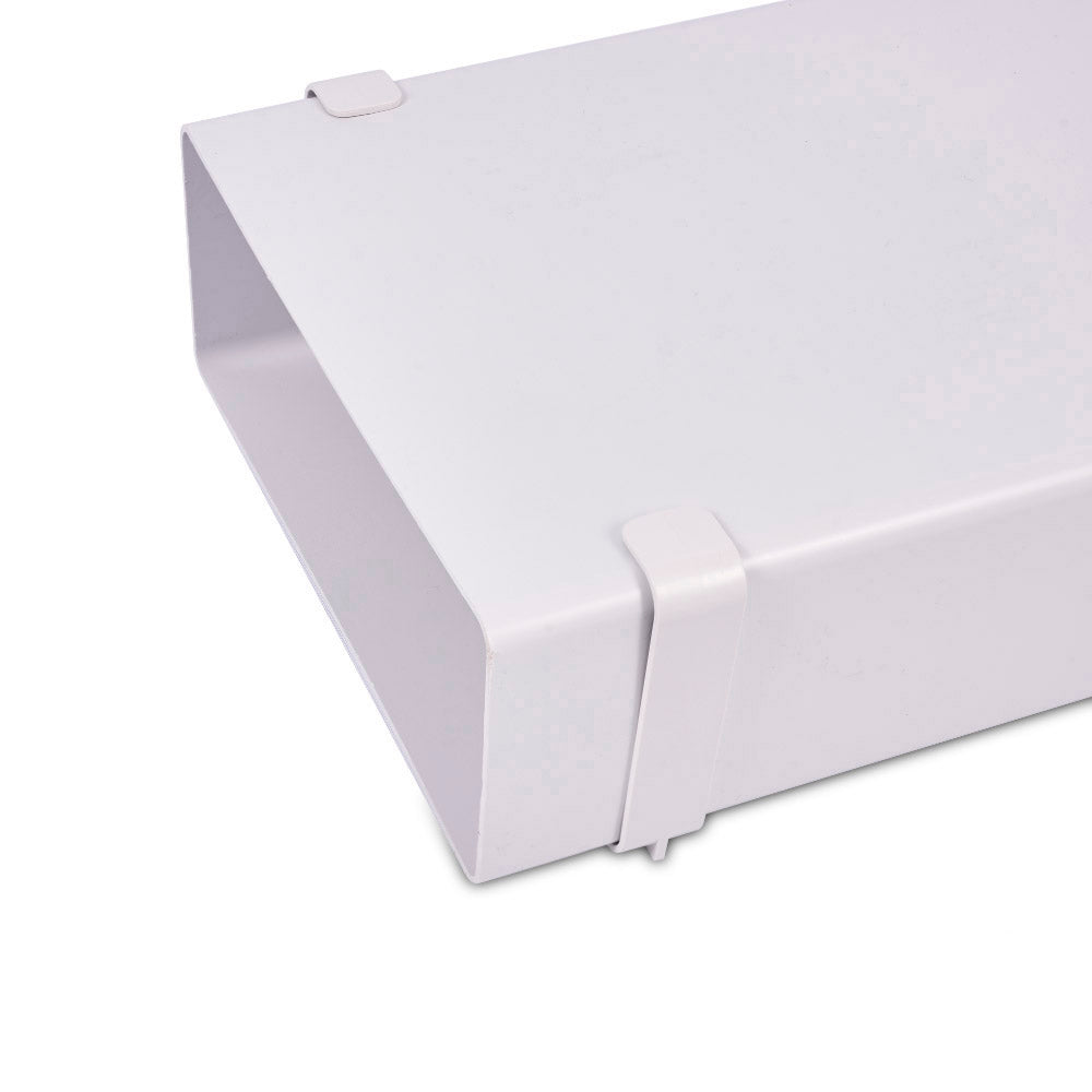 125mm (5") Rectangular Flat Pipe Connector