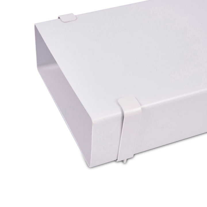 125mm (5") Rectangular Flat Pipe Connector