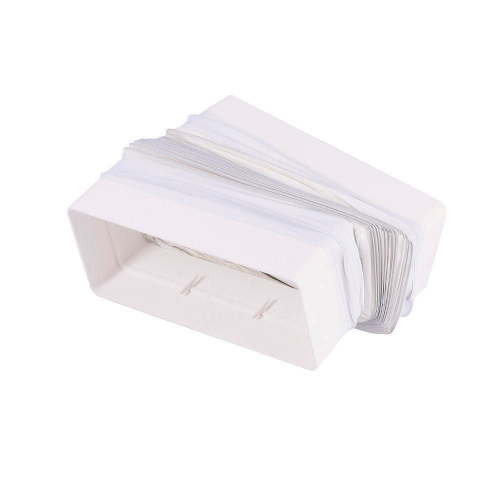150mm x 70mm (5") Flat Ducting PVC Flexi Hose - Luxair Cooker Hoods Limited