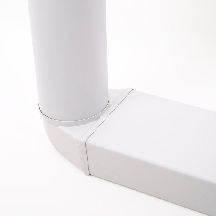 125mm (5") Round to Flat 150mm x 70mm Vertical 90° Bend - Luxair Cooker Hoods Limited