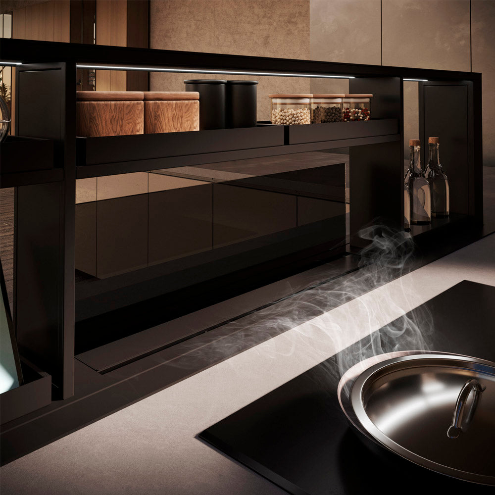 200cm Downdraft Cooker Hood - With Gourmet Station