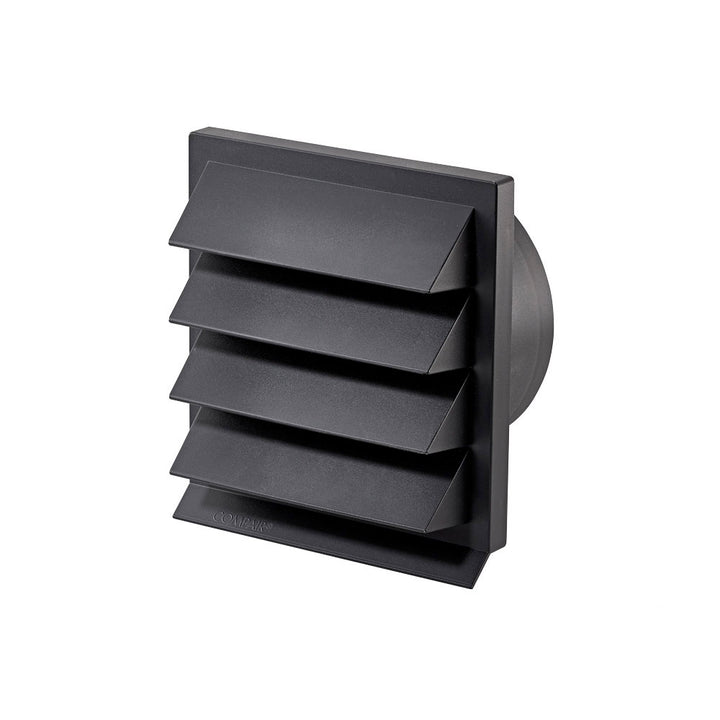 Louvred External Wall Vents - Various Colours