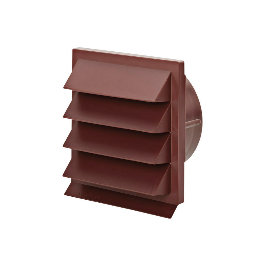 Louvred External Wall Vents - Various Colours