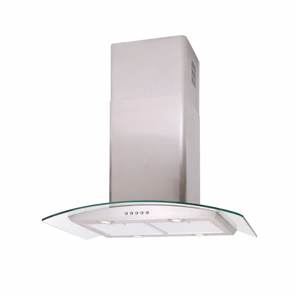 Curved Glass - Island Cooker Hood