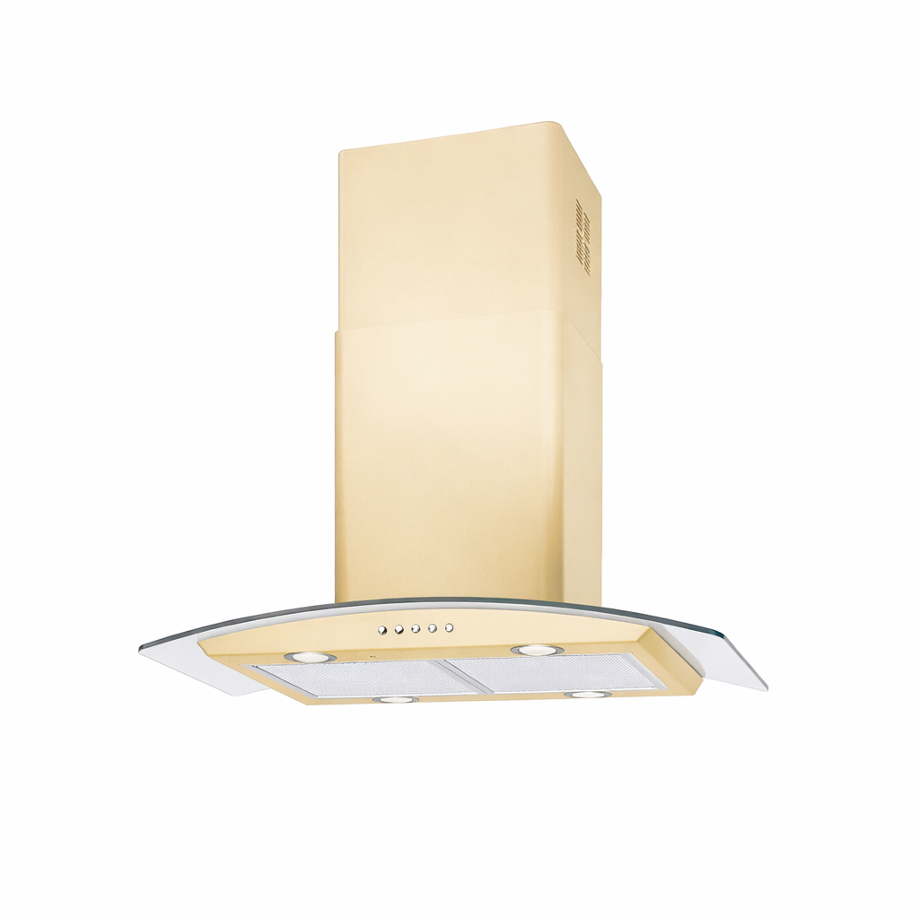 Curved Glass - Island Cooker Hood