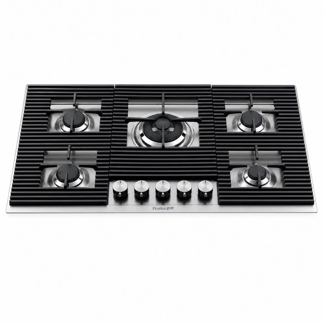 80cm - Milano Lusso 5-Burner Gas Hobs - Luxair Cooker Hoods Limited