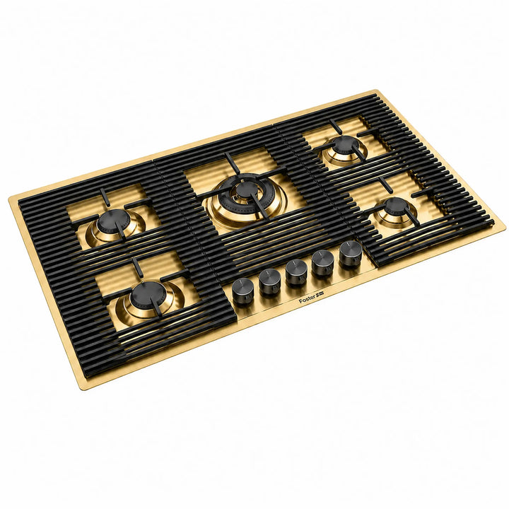 80cm - Milano Lusso 5-Burner Gas Hobs - Luxair Cooker Hoods Limited