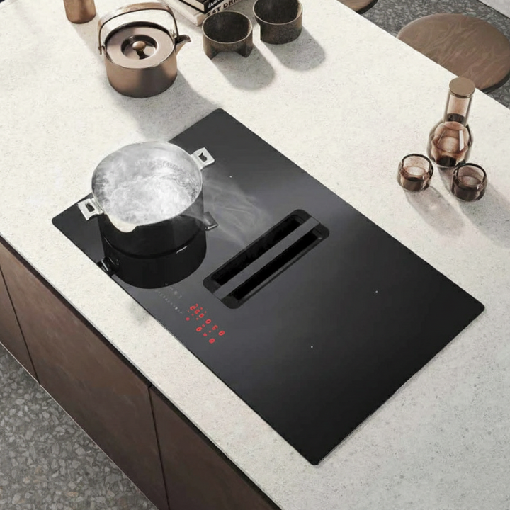 Arcus - 83cm Vented Induction Hob With Built In Extractor