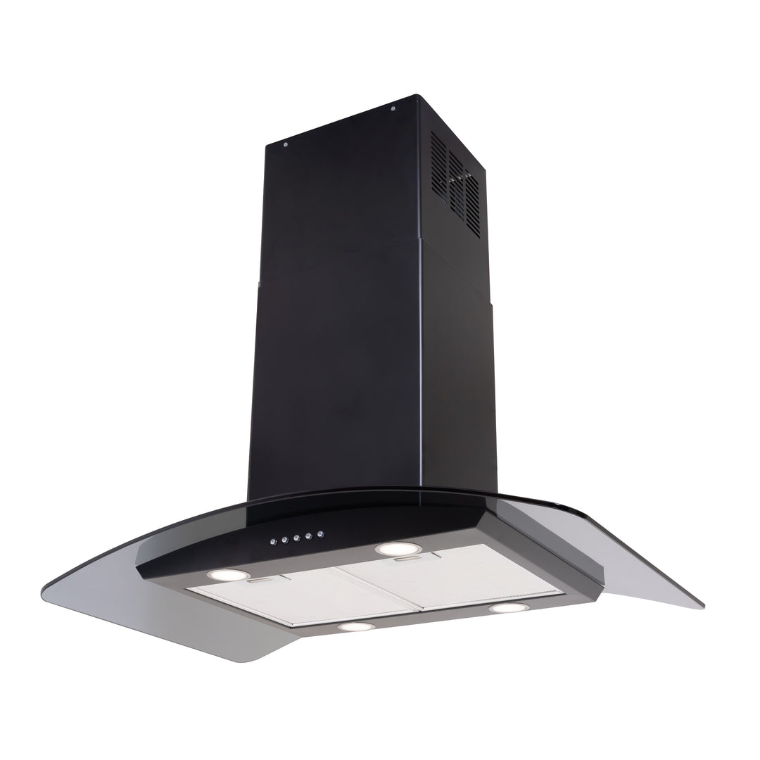Curved Glass - Island Cooker Hood