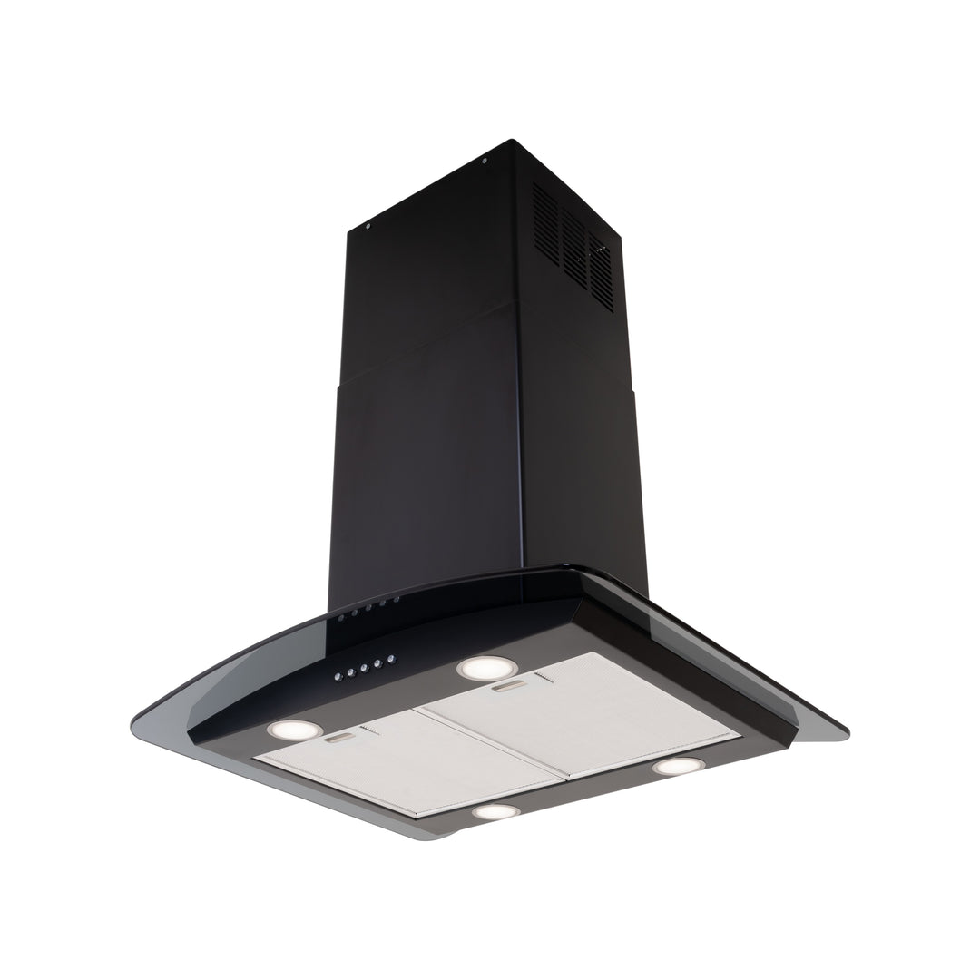 Curved Glass - Island Cooker Hood