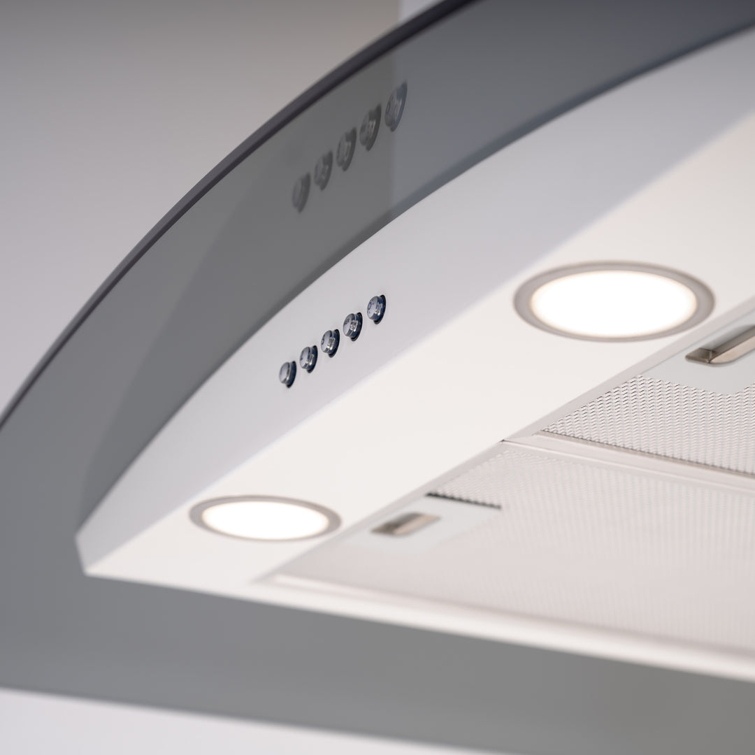 Curved Glass - Island Cooker Hood