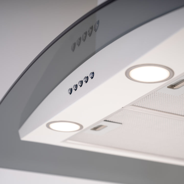 Curved Glass - Island Cooker Hood