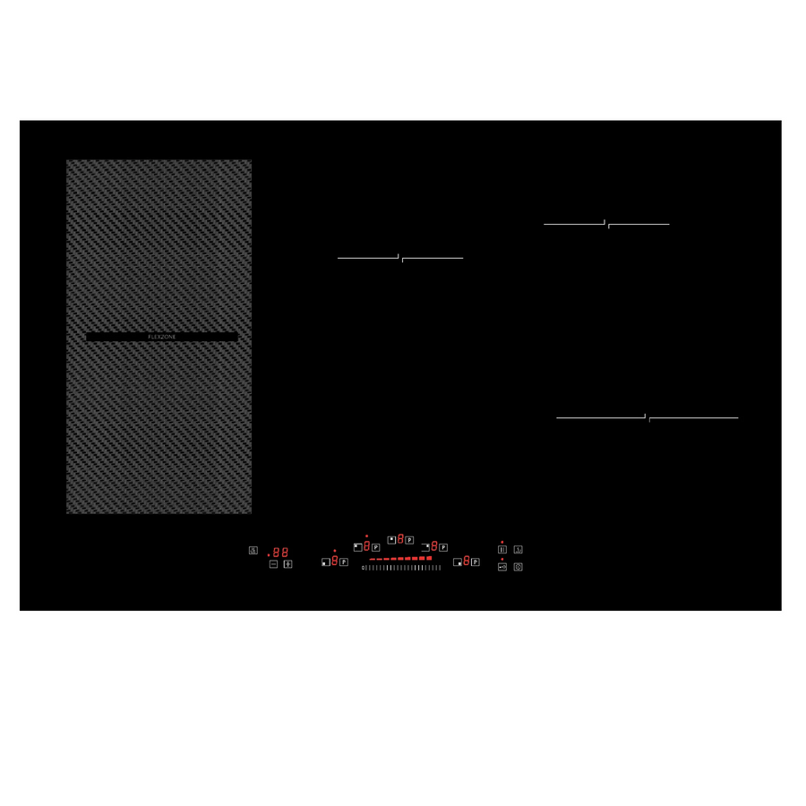 90cm Induction Hob 5 Zone