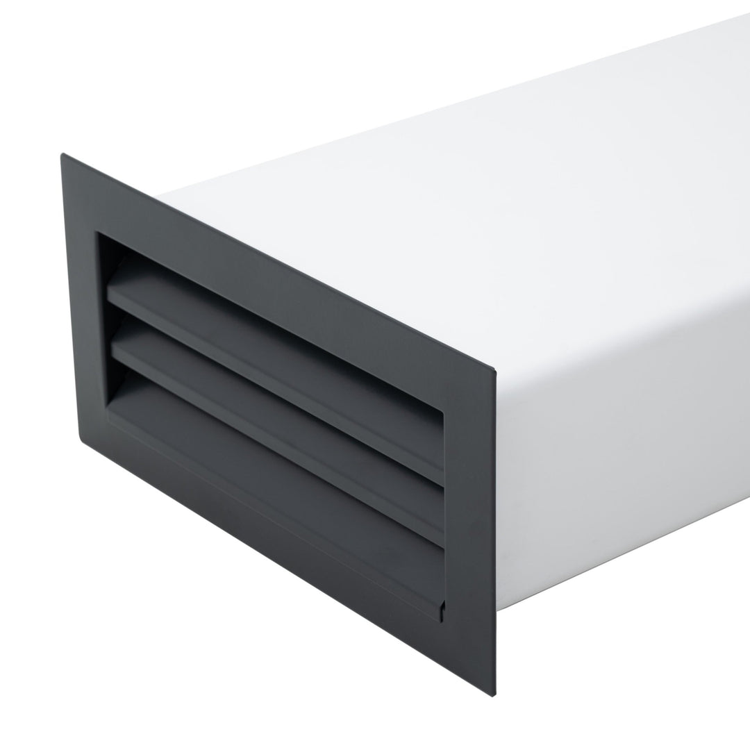 Rectangular Steel Plinth Or Wall Vent - Luxair Cooker Hoods Limited