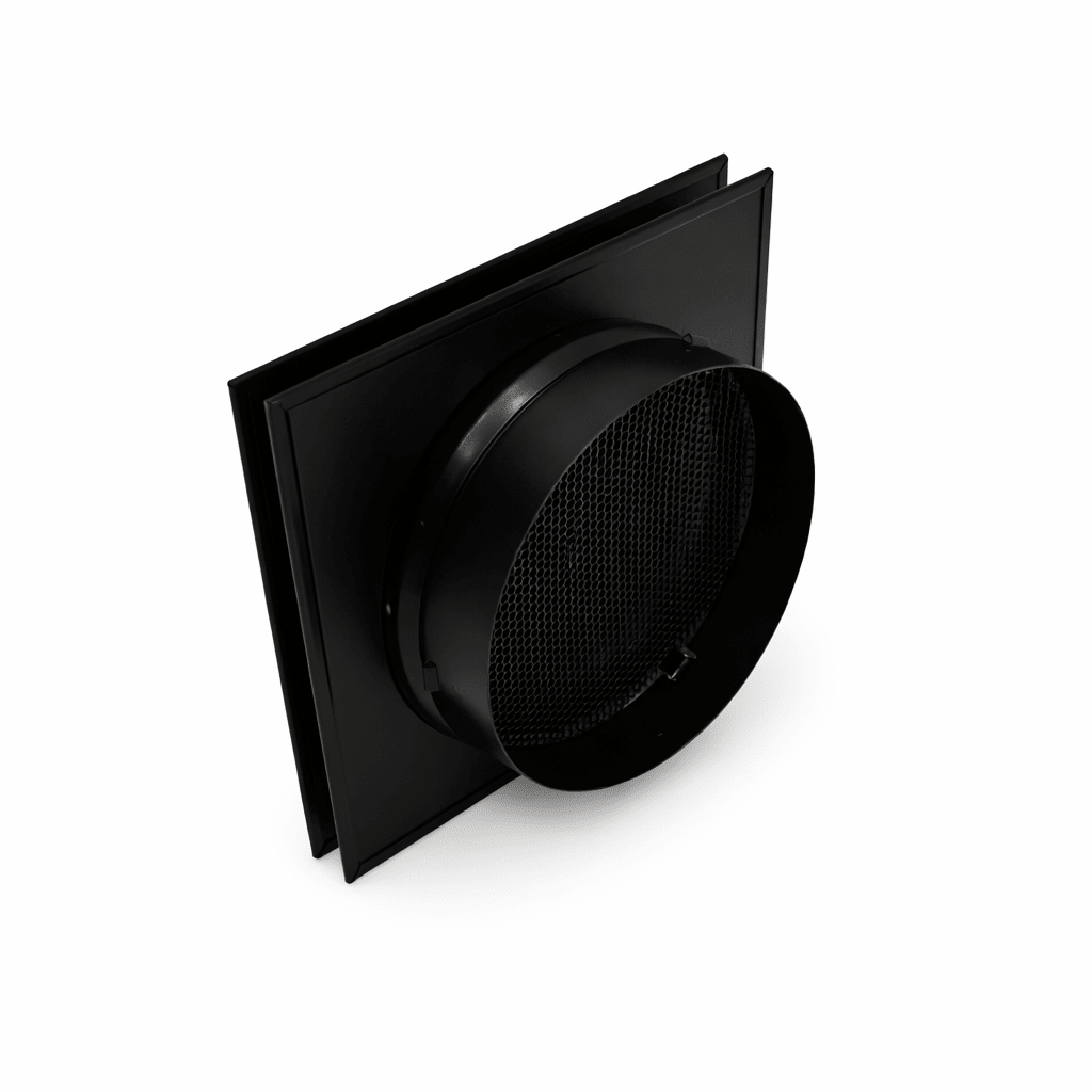 Square Steel Wall Vent - Luxair Cooker Hoods Limited