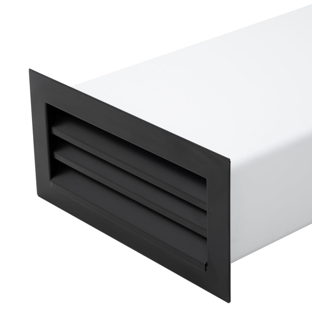 Rectangular Steel Plinth Or Wall Vent - Luxair Cooker Hoods Limited