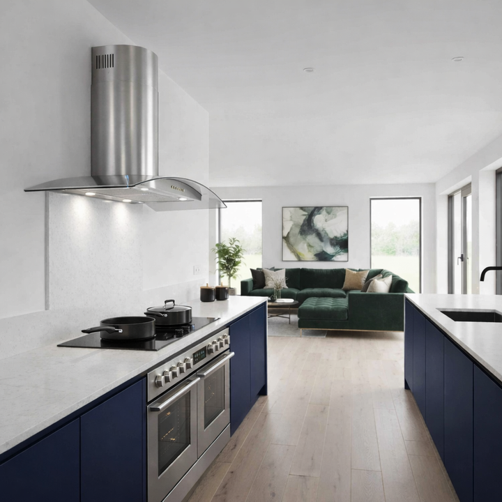 Curved Glass - Wall Hood