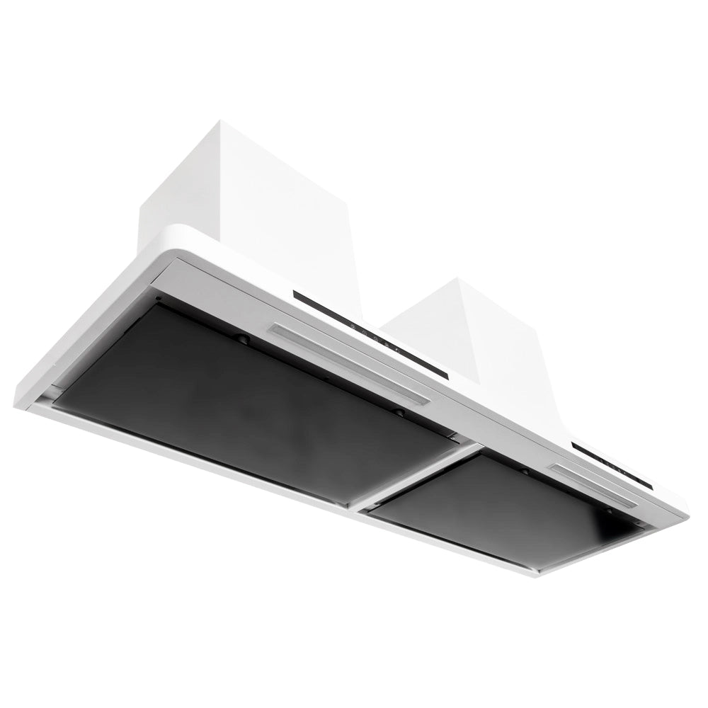 Linea - 150mm Wall Mounted Cooker Hood - White - End Of Line