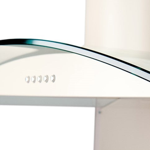 Curved Glass - Island Cooker Hood