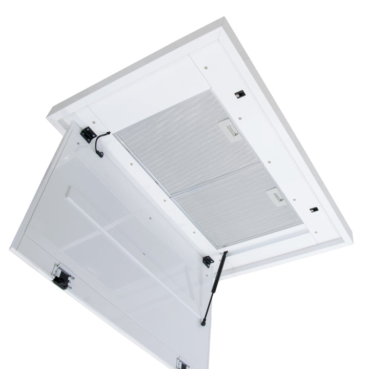 Nuvola - Opzioni cappa a soffitto solo ricircolo