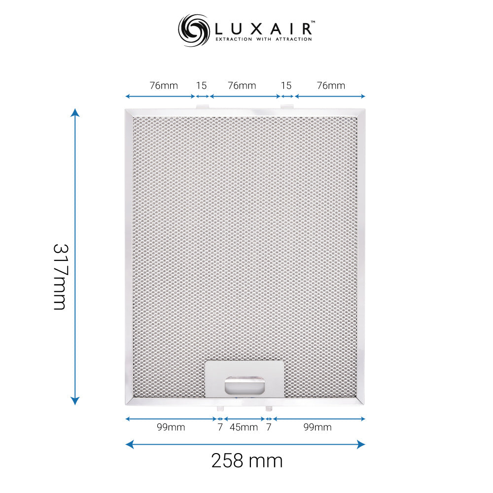 Metal Grease Filter 317mm x 258mm