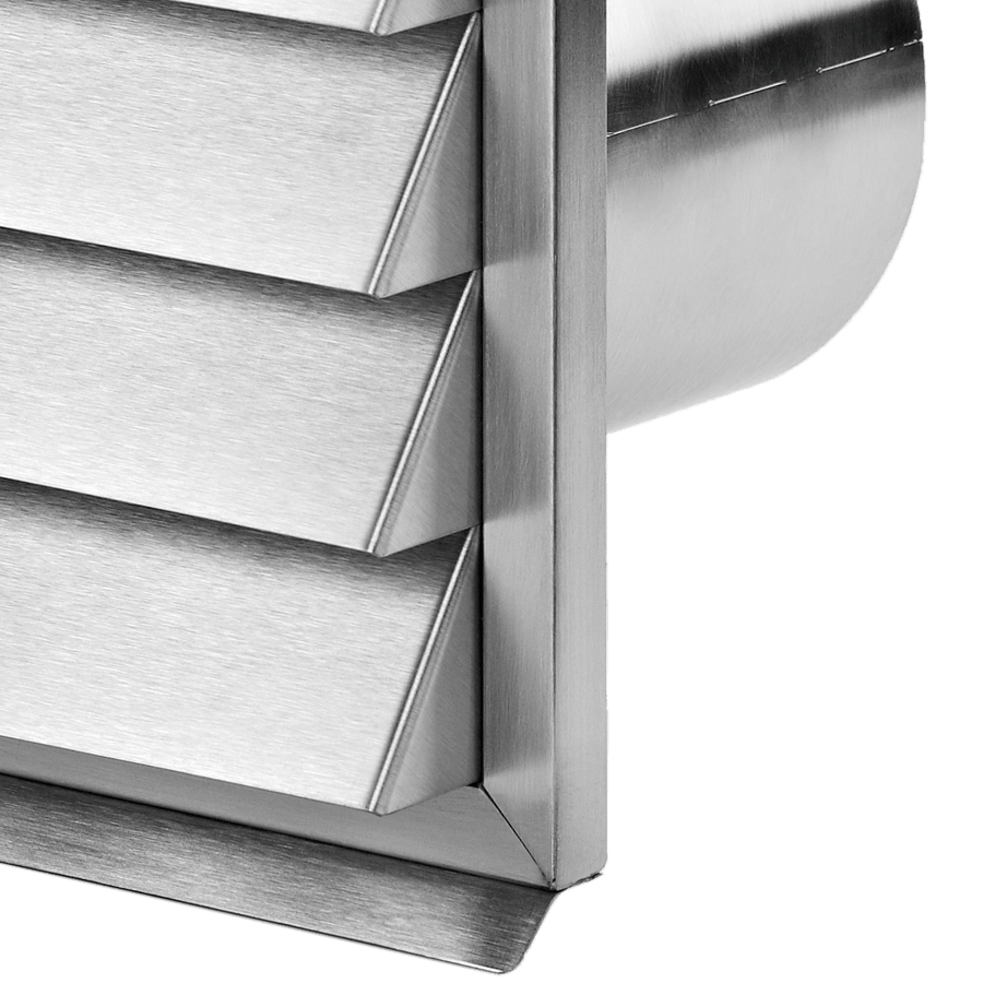 Stainless Steel Outside Wall Grilles Round - Luxair Cooker Hoods Limited