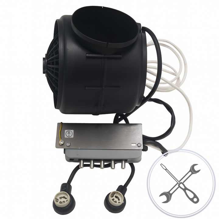 Wall Mounted Motor - Fits Hoods 60cm To 90cm Wide