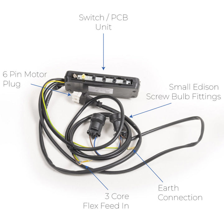 Cooker Hood PCB Switch Unit - 1