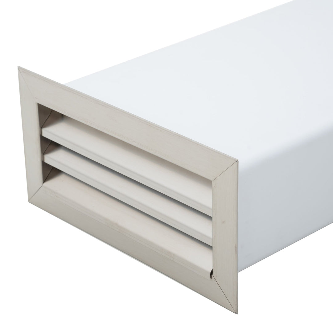 Rectangular Steel Plinth Or Wall Vent - Luxair Cooker Hoods Limited