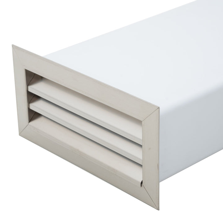 Rectangular Steel Plinth Or Wall Vent - Luxair Cooker Hoods Limited