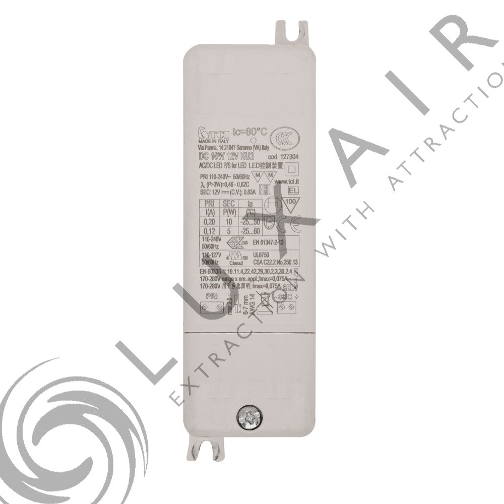 Canopy Hoods - Built-In Hoods LED Drivers - Luxair Cooker Hoods Limited