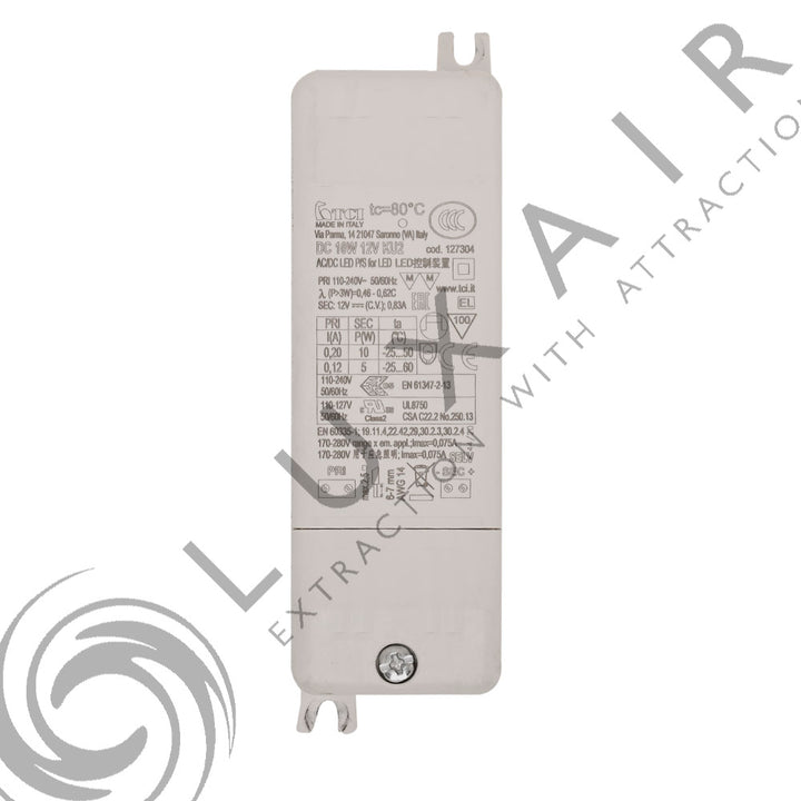 Canopy Hoods - Built-In Hoods LED Drivers - Luxair Cooker Hoods Limited
