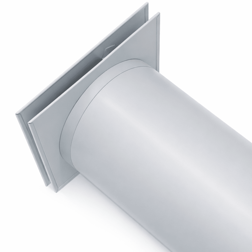 Square Steel Wall Vent - Luxair Cooker Hoods Limited