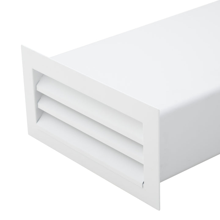 Rectangular Steel Plinth Or Wall Vent - Luxair Cooker Hoods Limited