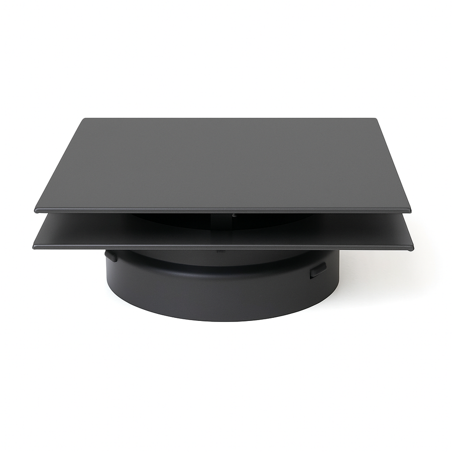 Square Steel Wall Vent - Options