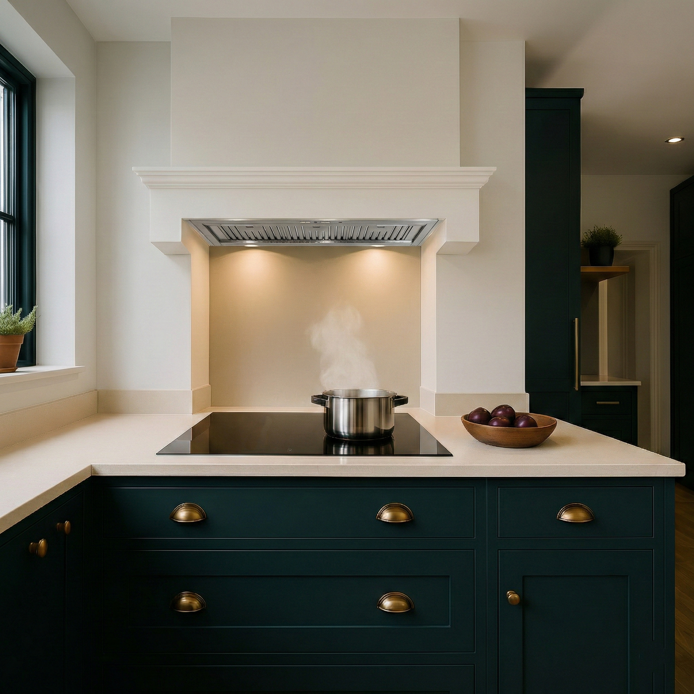 Luxair powerful motor canopy cooker hood