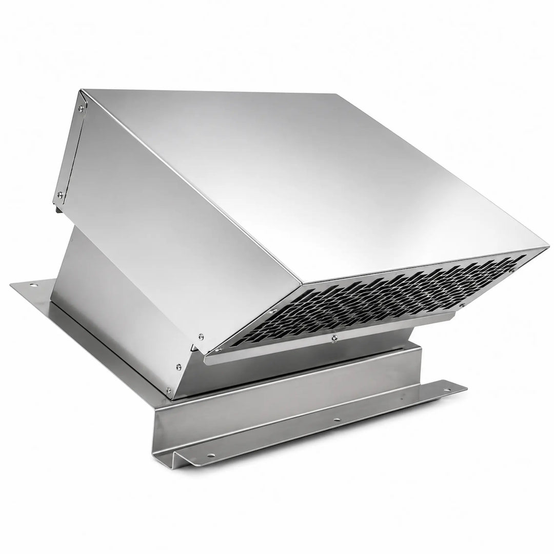 cooker hood wall mounted external outside motor stainless steel 